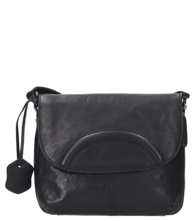 Spikes & Sparrow tas <span>50518000 Black</span> 50518000 Black zwart - www.bremmerschoenen.info - Bremmer Schoenen
