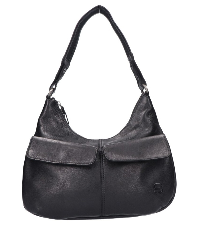Spikes & Sparrow tas <span>50717200 Black</span> 50717200 Black zwart - www.bremmerschoenen.info - Bremmer Schoenen