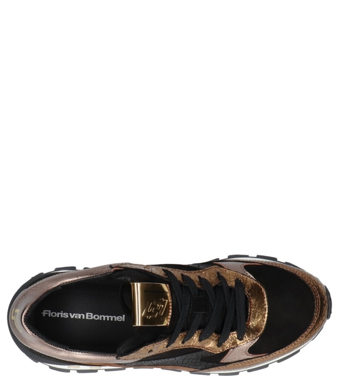 Floris van Bommel sneaker <span>SFW-10098 91-03 Blokki 04.20</span> SFW-10098 91-03 Blokki 04.20 goud - www.bremmerschoenen.info - Bremmer Schoenen