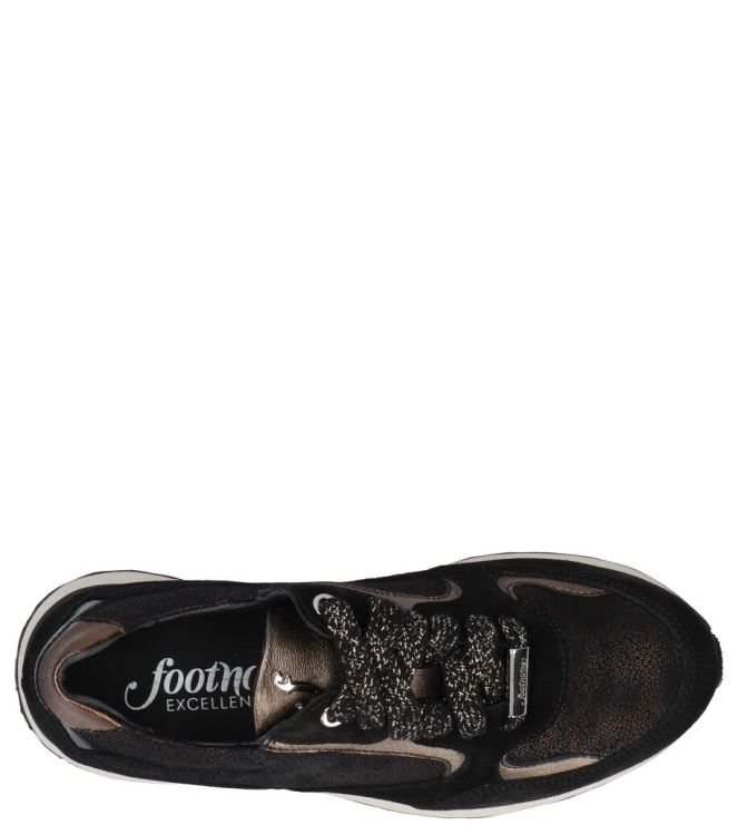 Footnotes sneaker <span>31.002 7110 Hilda</span> 31.002 7110 Hilda zwart - www.bremmerschoenen.info - Bremmer Schoenen