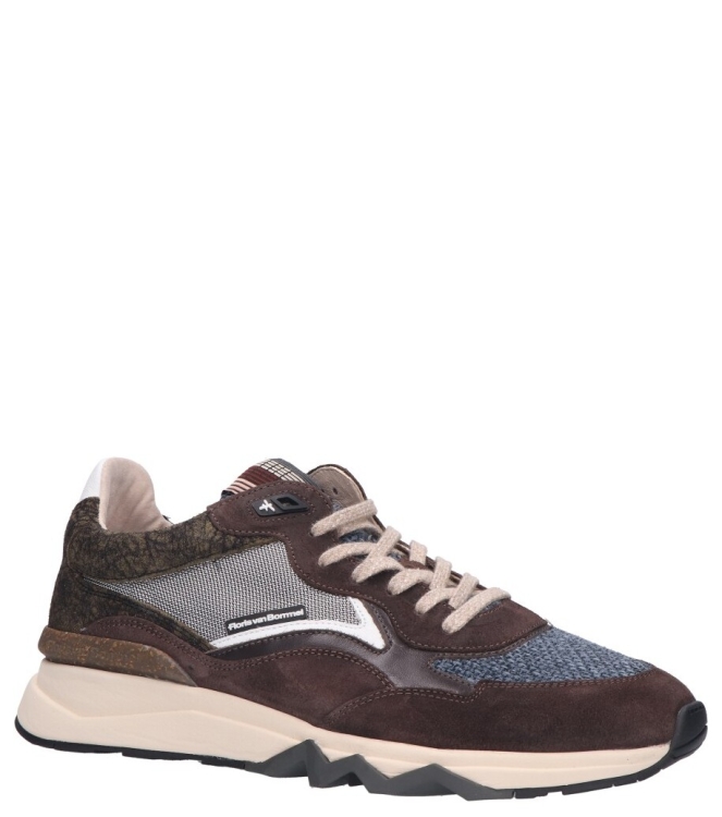 Floris van Bommel sneaker <span>De Zager 05.26 SFM-10178 34-01</span> De Zager 05.26 SFM-10178 34-01 bruin - www.bremmerschoenen.info - Bremmer Schoenen