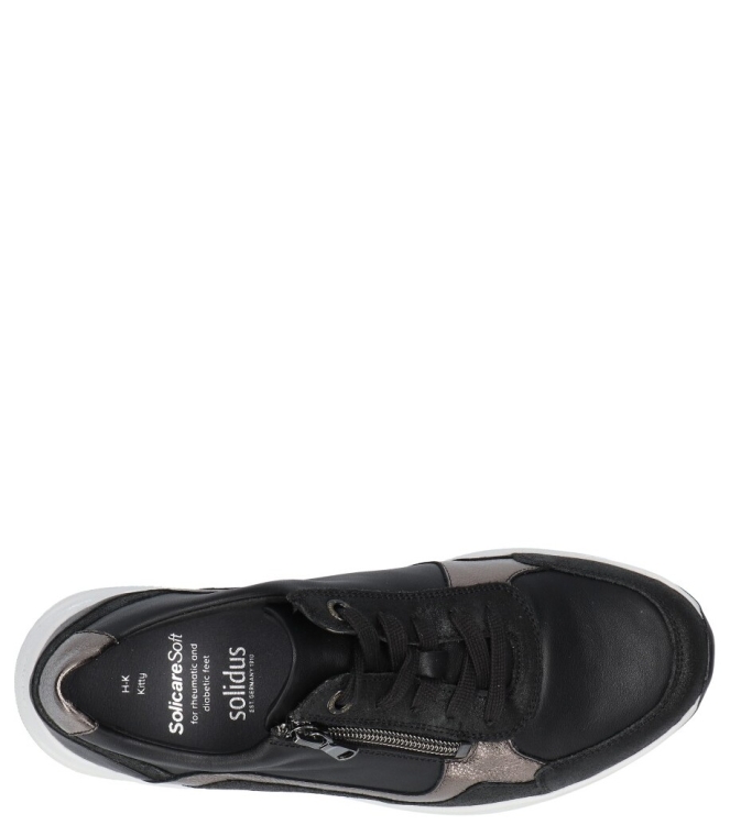 Solidus sneaker <span>54503 01302 kitty</span> 54503 01302 kitty zwart - www.bremmerschoenen.info - Bremmer Schoenen