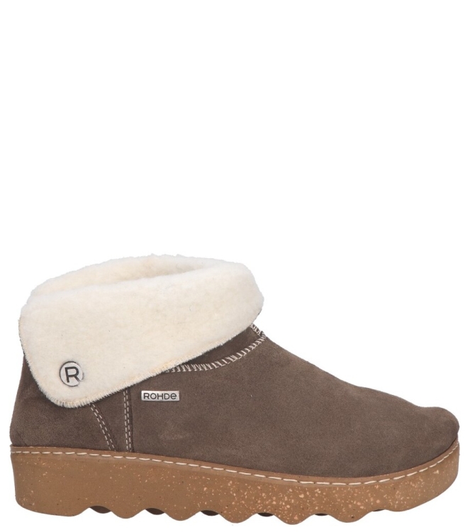 Rohde pantoffel <span>6128 77</span> 6128 77 bruin - www.bremmerschoenen.info - Bremmer Schoenen