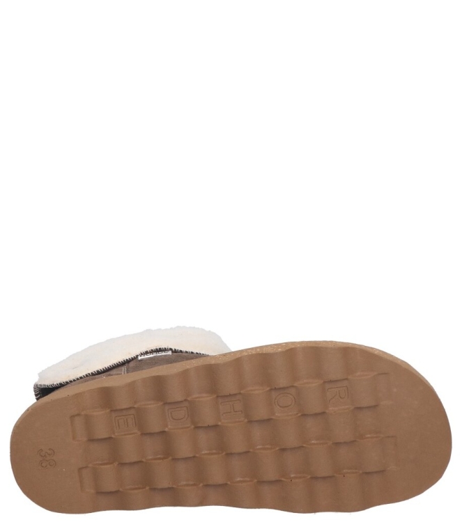 Rohde pantoffel <span>6128 77</span> 6128 77 bruin - www.bremmerschoenen.info - Bremmer Schoenen