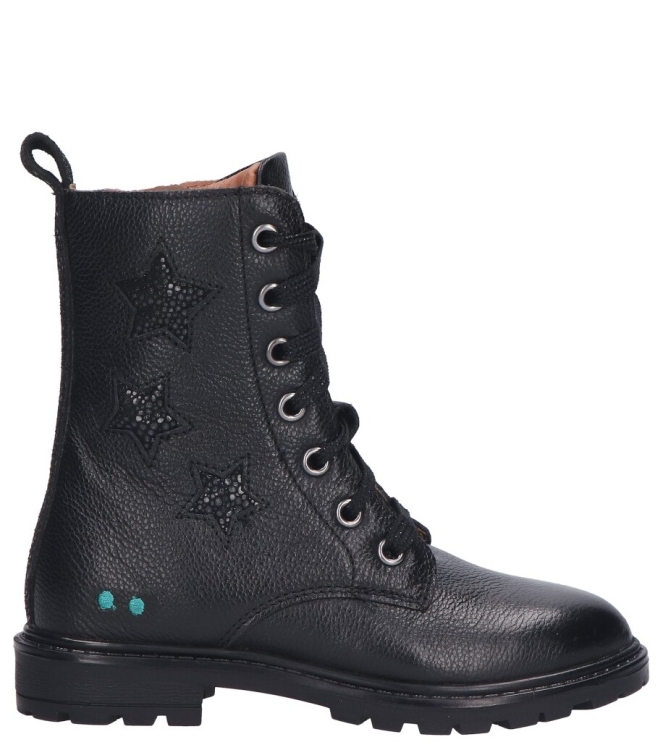 Bunnies JR veterboot <span>225864 589 Hailee Happy</span> 225864 589 Hailee Happy zwart - www.bremmerschoenen.info - Bremmer Schoenen