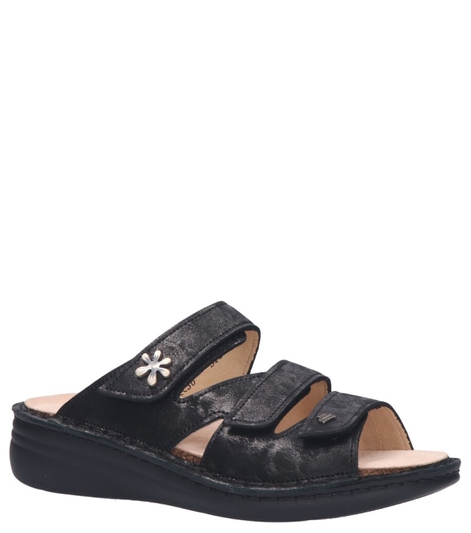 Finn Comfort slipper <span>2640 838144 Grenada</span> 2640 838144 Grenada zwart - www.bremmerschoenen.info - Bremmer Schoenen