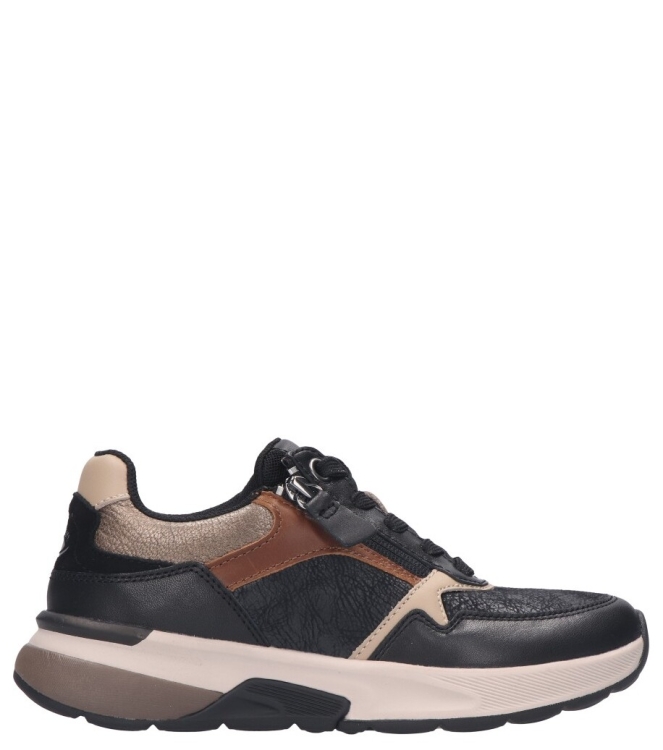 Gabor sneaker <span>76.847.65</span> 76.847.65 zwart - www.bremmerschoenen.info - Bremmer Schoenen