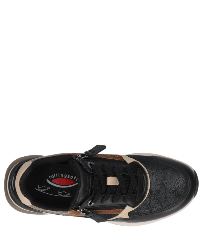 Gabor sneaker <span>76.847.65</span> 76.847.65 zwart - www.bremmerschoenen.info - Bremmer Schoenen