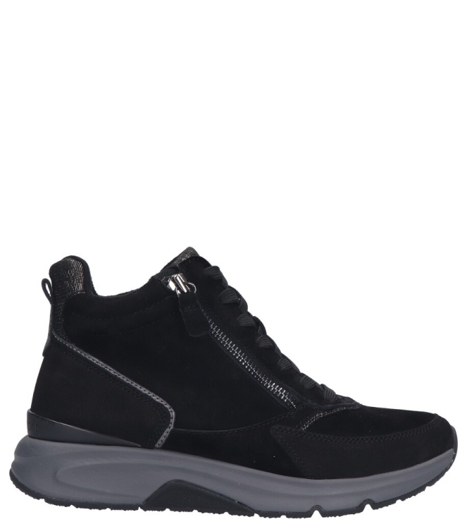 Gabor sneaker <span>76.887.37</span> 76.887.37 zwart - www.bremmerschoenen.info - Bremmer Schoenen