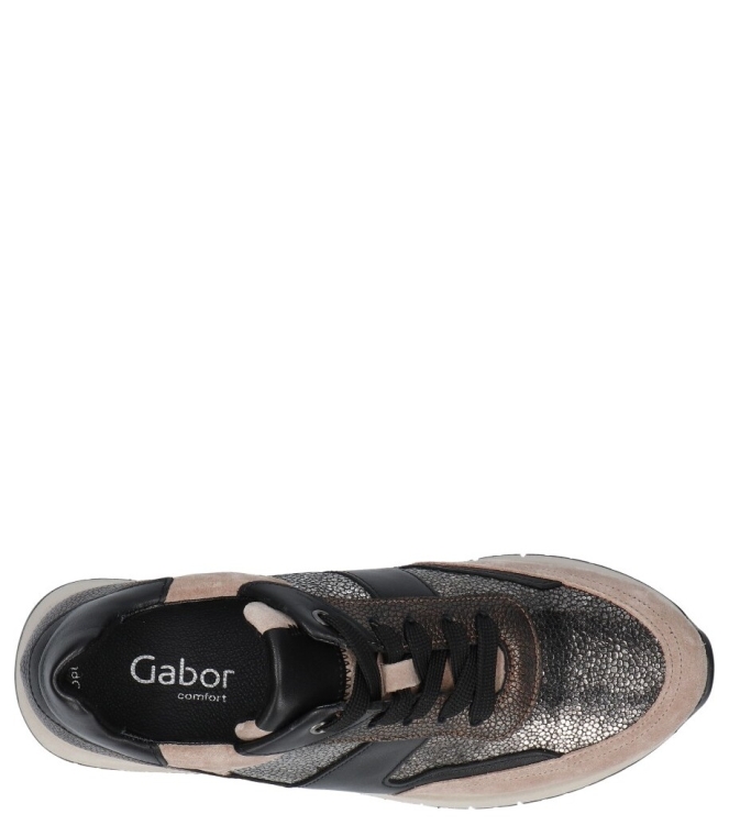 Gabor Gabor sneaker <span>76.445.64</span> 64 bronce/silk/schw Gabor sneaker <span>76.445.64</span> 76.445.64 brons - www.bremmerschoenen.info - Bremmer Schoenen