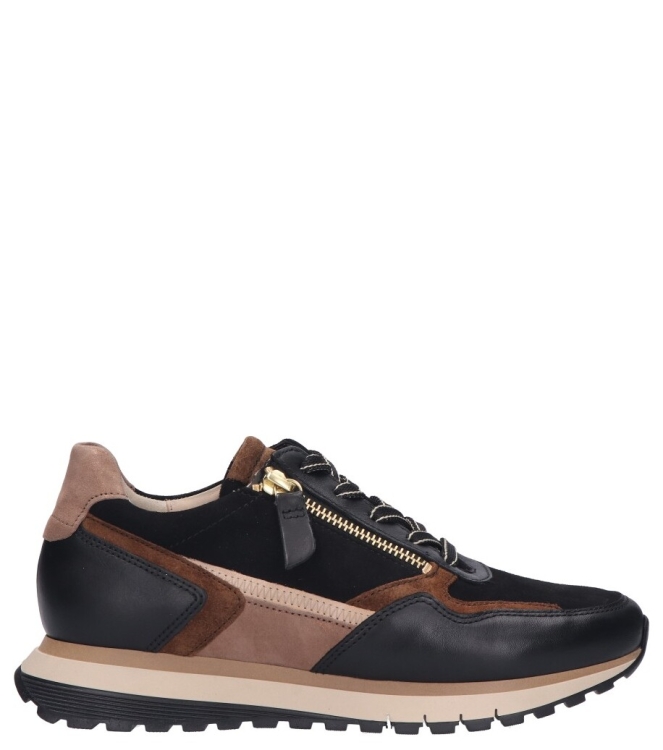 Gabor sneaker <span>76.378.67</span> 76.378.67 zwart - www.bremmerschoenen.info - Bremmer Schoenen