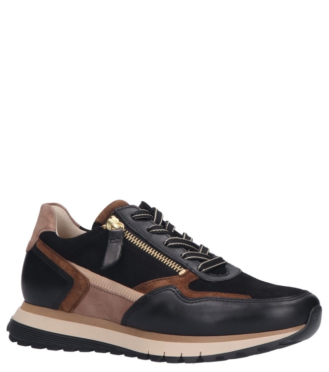 Gabor sneaker <span>76.378.67</span> 76.378.67 zwart - www.bremmerschoenen.info - Bremmer Schoenen