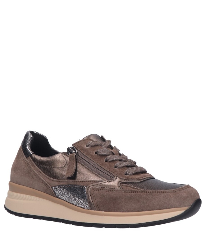 Gabor Gabor sneaker <span>76.305.62</span> 62 bronce/smog/mohair Gabor sneaker <span>76.305.62</span> 76.305.62 brons - www.bremmerschoenen.info - Bremmer Schoenen