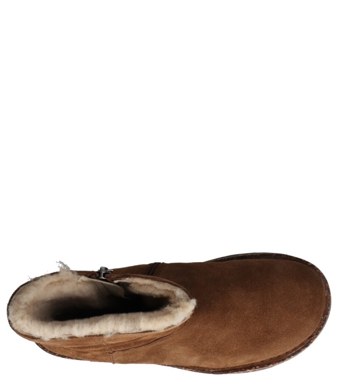 Birkenstock enkellaars <span>1030218 Uppsala Zip Shearling</span> 1030218 Uppsala Zip Shearling cognac - www.bremmerschoenen.info - Bremmer Schoenen