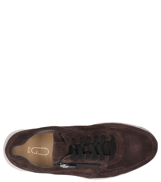 Gijs sneaker <span>2130 908 1741</span> 2130 908 1741 bruin - www.bremmerschoenen.info - Bremmer Schoenen