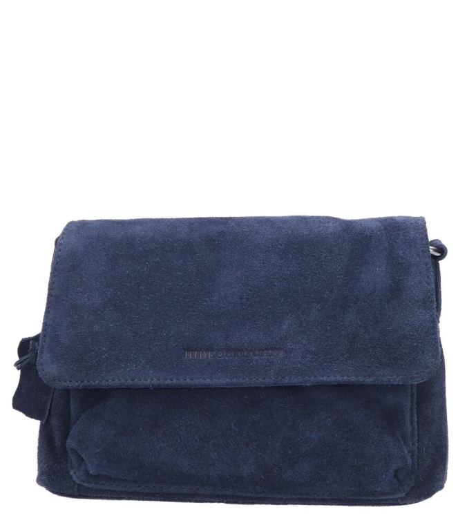 Hide en Stitches tas <span>24661 002 Blauw</span> 24661 002 Blauw blauw - www.bremmerschoenen.info - Bremmer Schoenen