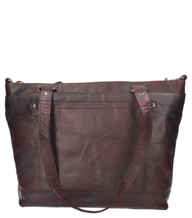 Spikes & Sparrow tas <span>58516001 Dark Brown</span> 58516001 Dark Brown bruin - www.bremmerschoenen.info - Bremmer Schoenen