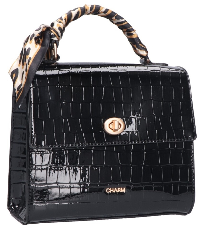Charm tas <span>W01383 001 Zwart</span> W01383 001 Zwart zwart - www.bremmerschoenen.info - Bremmer Schoenen