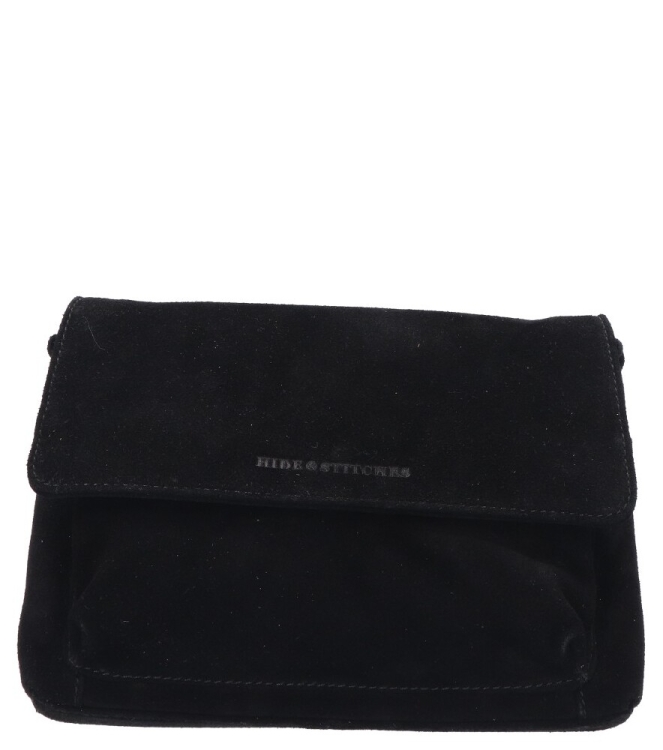 Hide en Stitches tas <span>24661 001 Zwart</span> 24661 001 Zwart zwart - www.bremmerschoenen.info - Bremmer Schoenen