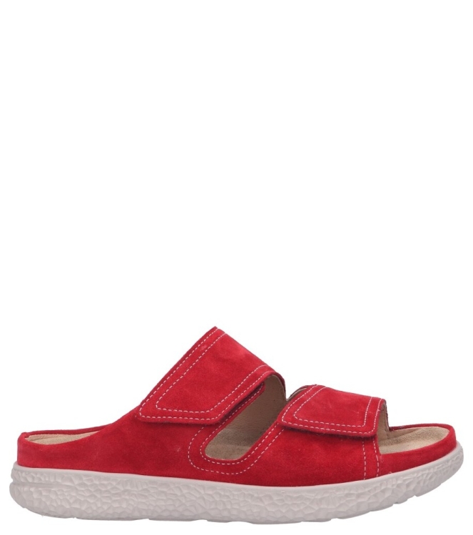 Hartjes slipper <span>122.1222 27/00 Groove</span> 122.1222 27/00 Groove rood - www.bremmerschoenen.info - Bremmer Schoenen