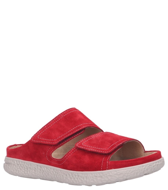 Hartjes slipper <span>122.1222 27/00 Groove</span> 122.1222 27/00 Groove rood - www.bremmerschoenen.info - Bremmer Schoenen
