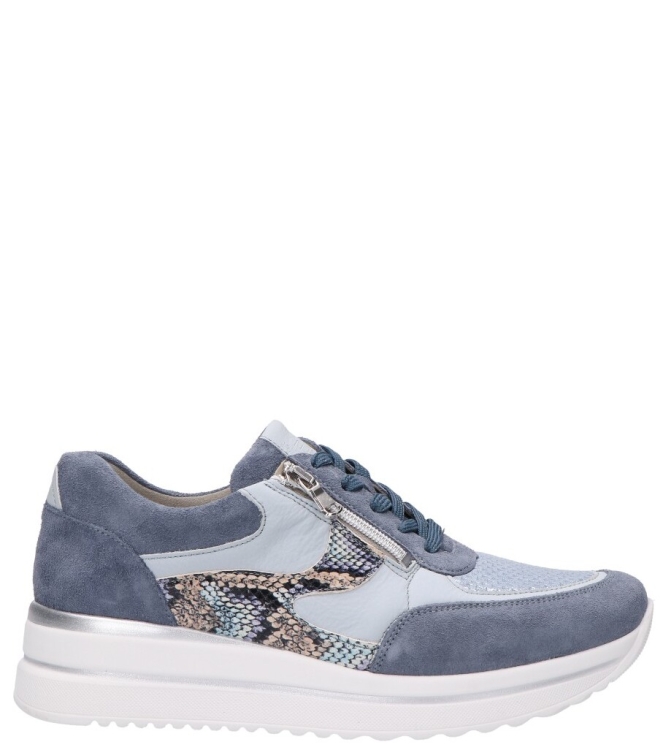 Waldlaufer sneaker <span>669K01 504 524 K-Luana</span> 669K01 504 524 K-Luana blauw - www.bremmerschoenen.info - Bremmer Schoenen