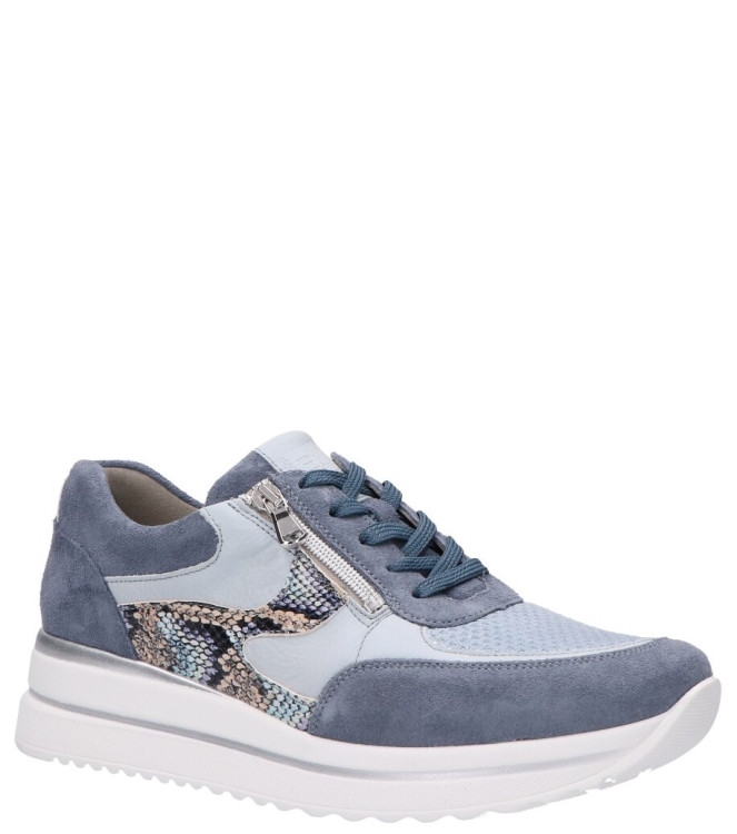 Waldlaufer sneaker <span>669K01 504 524 K-Luana</span> 669K01 504 524 K-Luana blauw - www.bremmerschoenen.info - Bremmer Schoenen