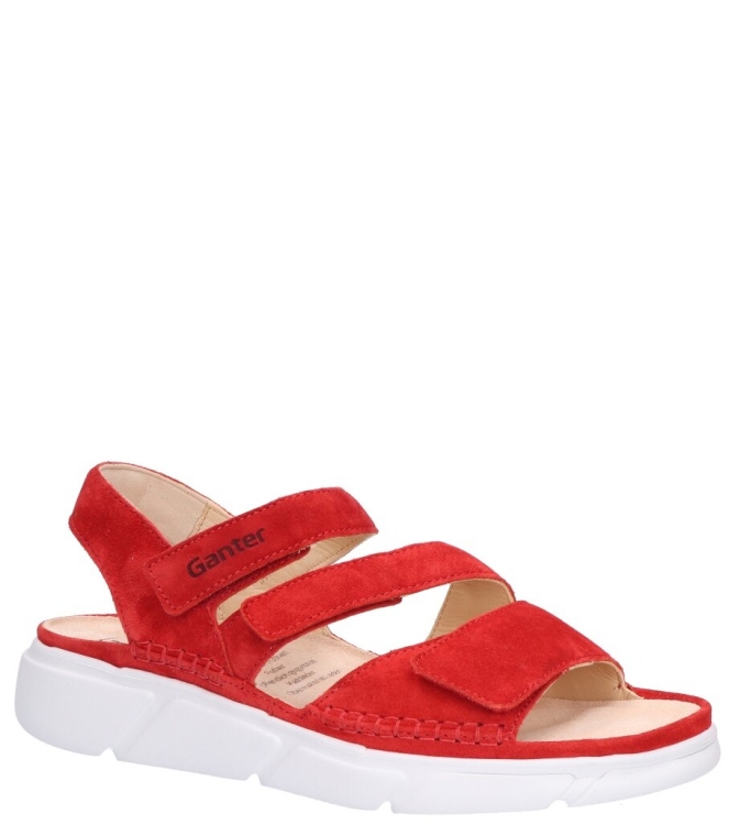 Ganter sandaal <span>200472 4100 Halina</span> 200472 4100 Halina rood - www.bremmerschoenen.info - Bremmer Schoenen