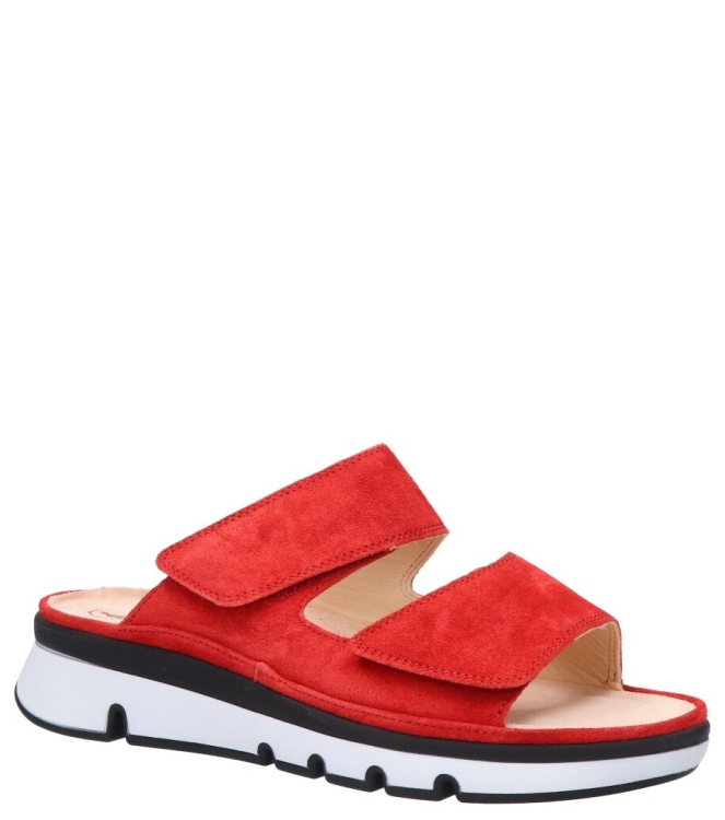 Ganter slipper <span>200652 4100 Gianna</span> 200652 4100 Gianna rood - www.bremmerschoenen.info - Bremmer Schoenen
