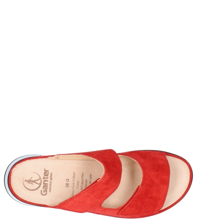 Ganter slipper <span>200652 4100 Gianna</span> 200652 4100 Gianna rood - www.bremmerschoenen.info - Bremmer Schoenen