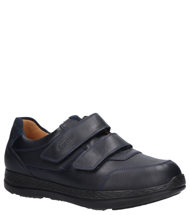 Ganter klittenbandschoen <span>259807 3000 Karl-Ludwig</span> 259807 3000 Karl-Ludwig blauw - www.bremmerschoenen.info - Bremmer Schoenen