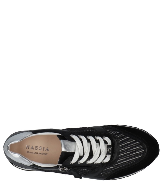 Hassia sneaker <span>302038 0176 Porto</span> 302038 0176 Porto zwart - www.bremmerschoenen.info - Bremmer Schoenen