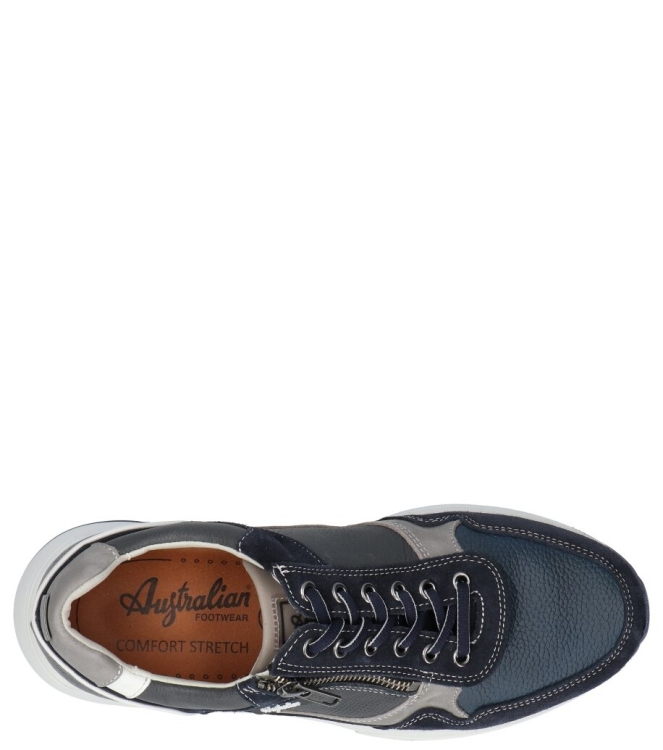 Australian sneaker <span>15.1682.02 S02 Connery K blue</span> 15.1682.02 S02 Connery K blue blauw - www.bremmerschoenen.info - Bremmer Schoenen