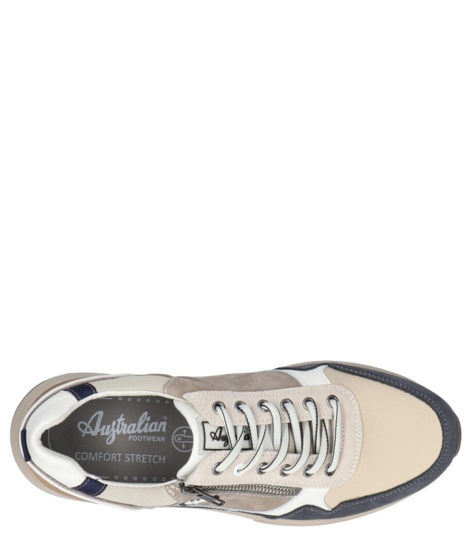 Australian sneaker <span>15.1682.03 L68 Connery K taupe</span> 15.1682.03 L68 Connery K taupe beige - www.bremmerschoenen.info - Bremmer Schoenen