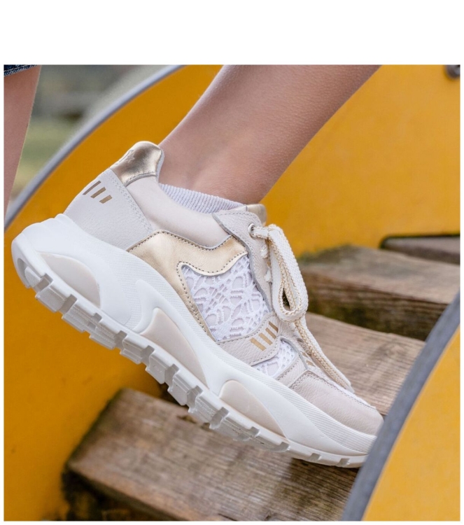Twins sneaker <span>326175 906 Seven Swing</span> 326175 906 Seven Swing beige - www.bremmerschoenen.info - Bremmer Schoenen