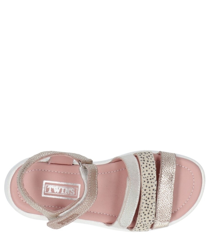 Twins sandaal <span>326137-995 Saar Surf</span> 326137-995 Saar Surf goud - www.bremmerschoenen.info - Bremmer Schoenen