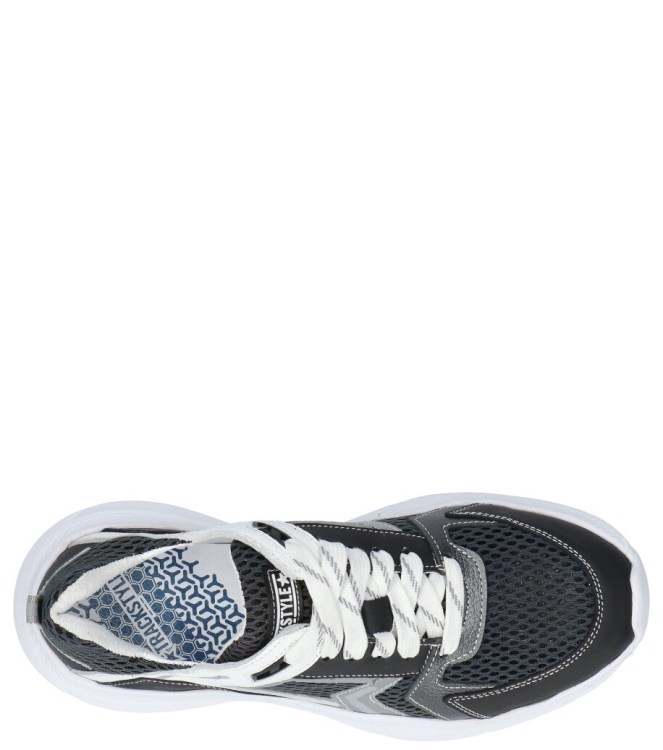 Track Style sneaker <span>326401 589 Vigo Vos</span> 326401 589 Vigo Vos zwart - www.bremmerschoenen.info - Bremmer Schoenen