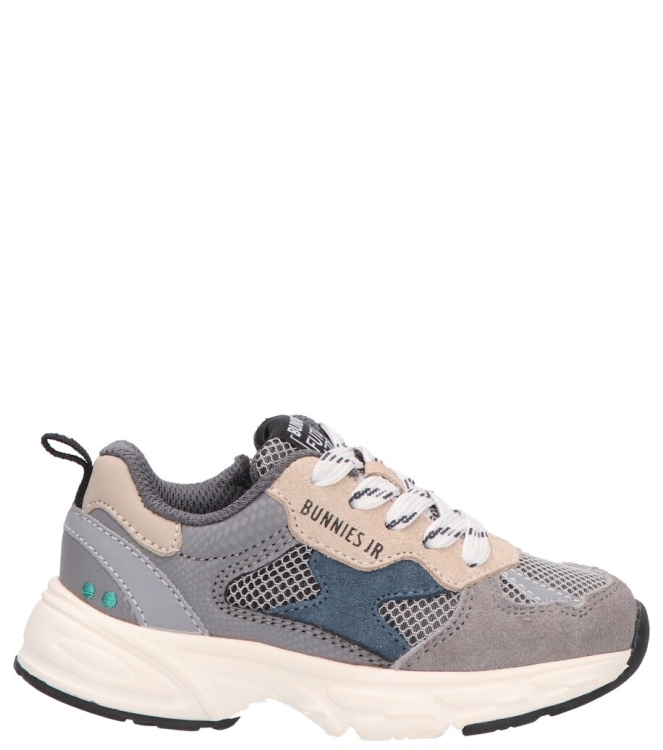 Bunnies JR sneaker <span>226060 484 Daan Dash</span> 226060 484 Daan Dash grijs - www.bremmerschoenen.info - Bremmer Schoenen