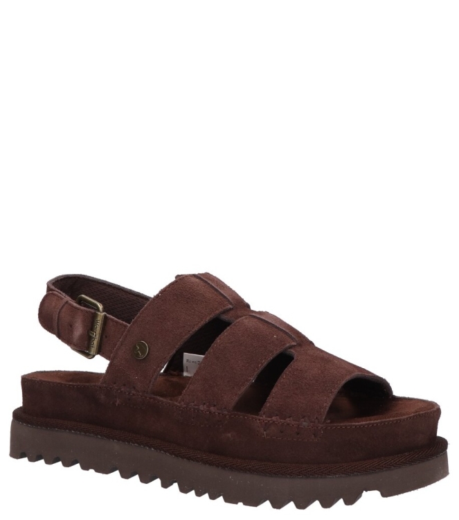 Warmbat sandaal <span>36WNL311065-61 Wenlock</span> 36WNL311065-61 Wenlock bruin - www.bremmerschoenen.info - Bremmer Schoenen