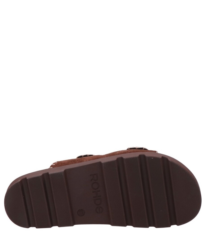 Rohde slipper <span>6316 72</span> 6316 72 bruin - www.bremmerschoenen.info - Bremmer Schoenen
