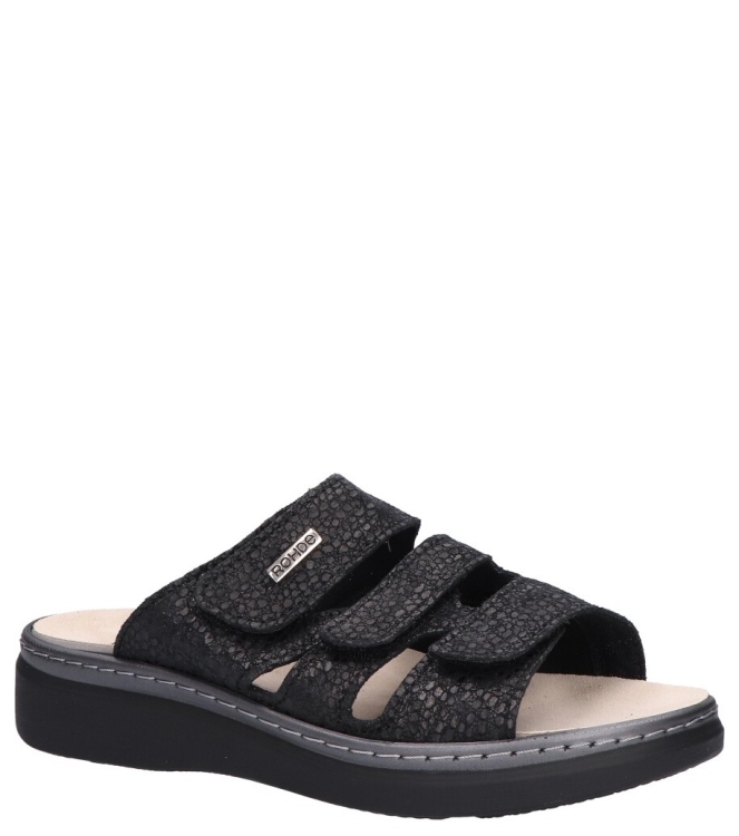 Rohde slipper <span>5221 90</span> 5221 90 zwart - www.bremmerschoenen.info - Bremmer Schoenen