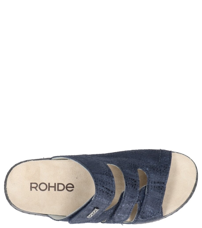 Rohde slipper <span>5221 56</span> 5221 56 blauw - www.bremmerschoenen.info - Bremmer Schoenen