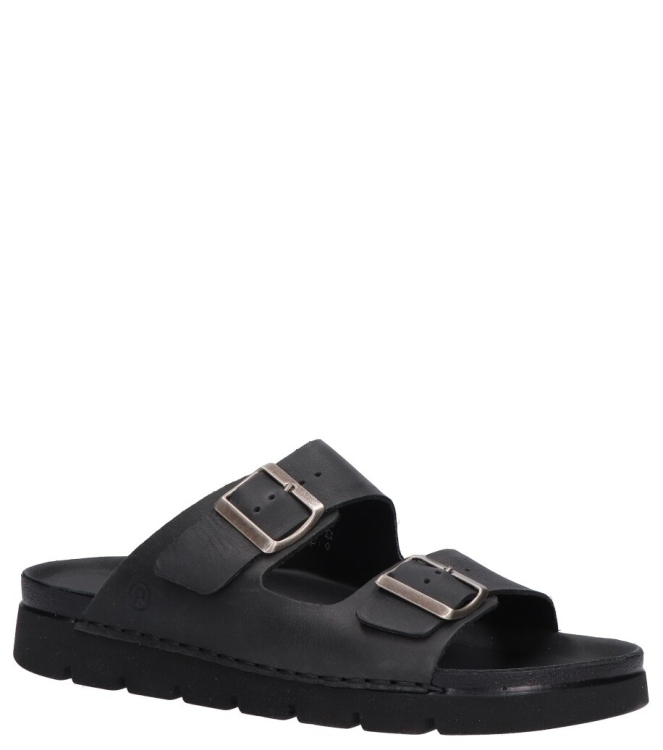 Rohde slipper <span>6703 90</span> 6703 90 zwart - www.bremmerschoenen.info - Bremmer Schoenen