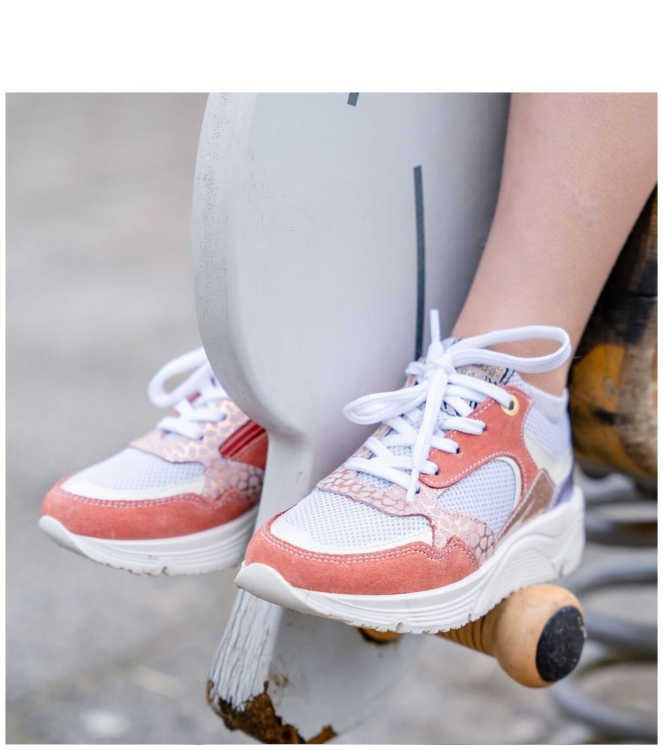 Develab sneaker <span>47136 369</span> 47136 369 oranje - www.bremmerschoenen.info - Bremmer Schoenen