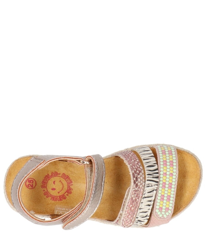 Develab sandaal <span>48526 351</span> 48526 351 goud - www.bremmerschoenen.info - Bremmer Schoenen