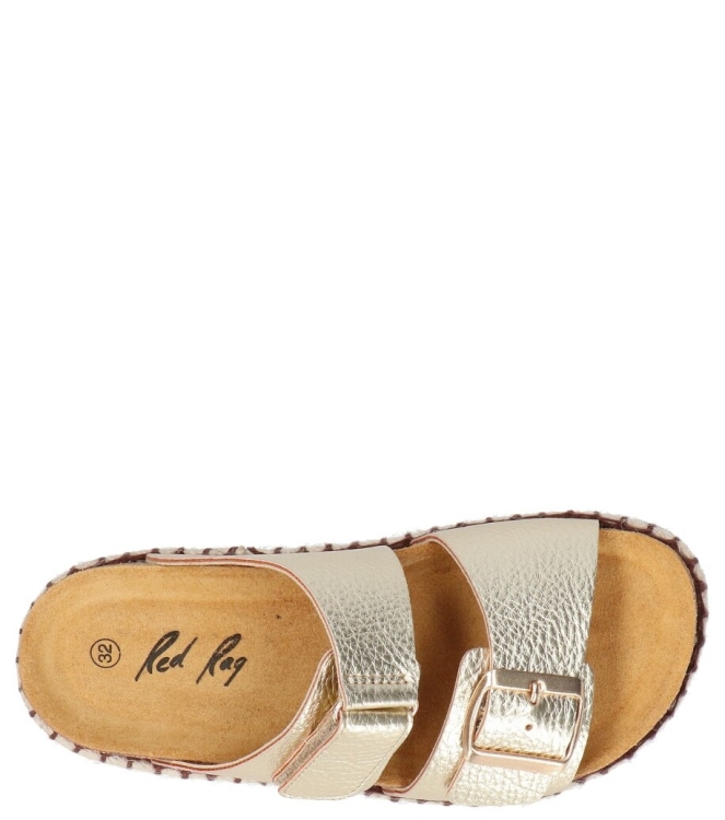 Red Rag slipper <span>18050 351</span> 18050 351 goud - www.bremmerschoenen.info - Bremmer Schoenen