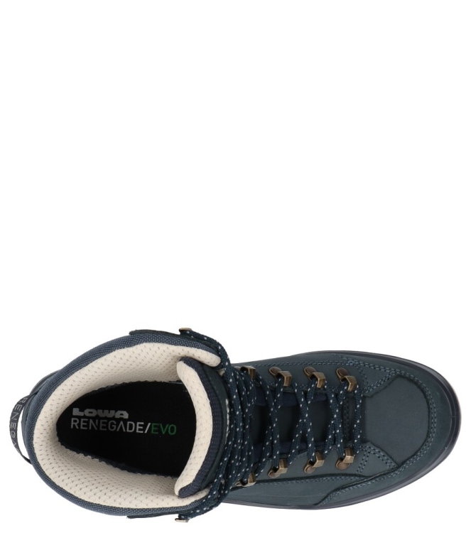 Lowa Lowa wandelschoen <span>LM321916-6311 Renegade Evo GTX Mid Ws</span> 6311 Slateblue/dune Lowa wandelschoen <span>LM321916-6311 Renegade Evo GTX Mid Ws</span> LM321916-6311 Renegade Evo GTX Mid Ws blauw - www.bremmerschoenen.info - Bremmer Schoenen