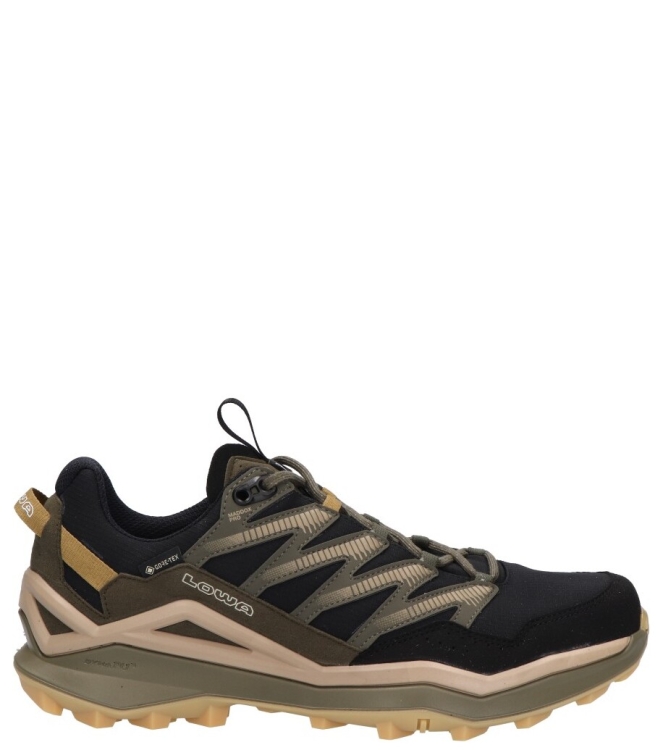 Lowa Lowa wandelschoen <span>LM311630-9948 Maddox Pro GTX Lo</span> 9948 Black/olive Lowa wandelschoen <span>LM311630-9948 Maddox Pro GTX Lo</span> LM311630-9948 Maddox Pro GTX Lo zwart - www.bremmerschoenen.info - Bremmer Schoenen