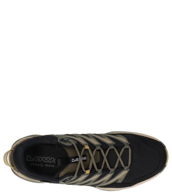 Lowa Lowa wandelschoen <span>LM311630-9948 Maddox Pro GTX Lo</span> 9948 Black/olive Lowa wandelschoen <span>LM311630-9948 Maddox Pro GTX Lo</span> LM311630-9948 Maddox Pro GTX Lo zwart - www.bremmerschoenen.info - Bremmer Schoenen