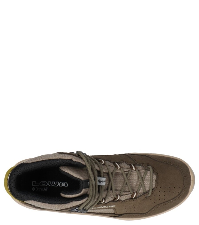 Lowa Lowa wandelschoen <span>LM311340-7829 Ventierra GTX Mid</span> 7829 oliv/ambergreen Lowa wandelschoen <span>LM311340-7829 Ventierra GTX Mid</span> LM311340-7829 Ventierra GTX Mid groen - www.bremmerschoenen.info - Bremmer Schoenen